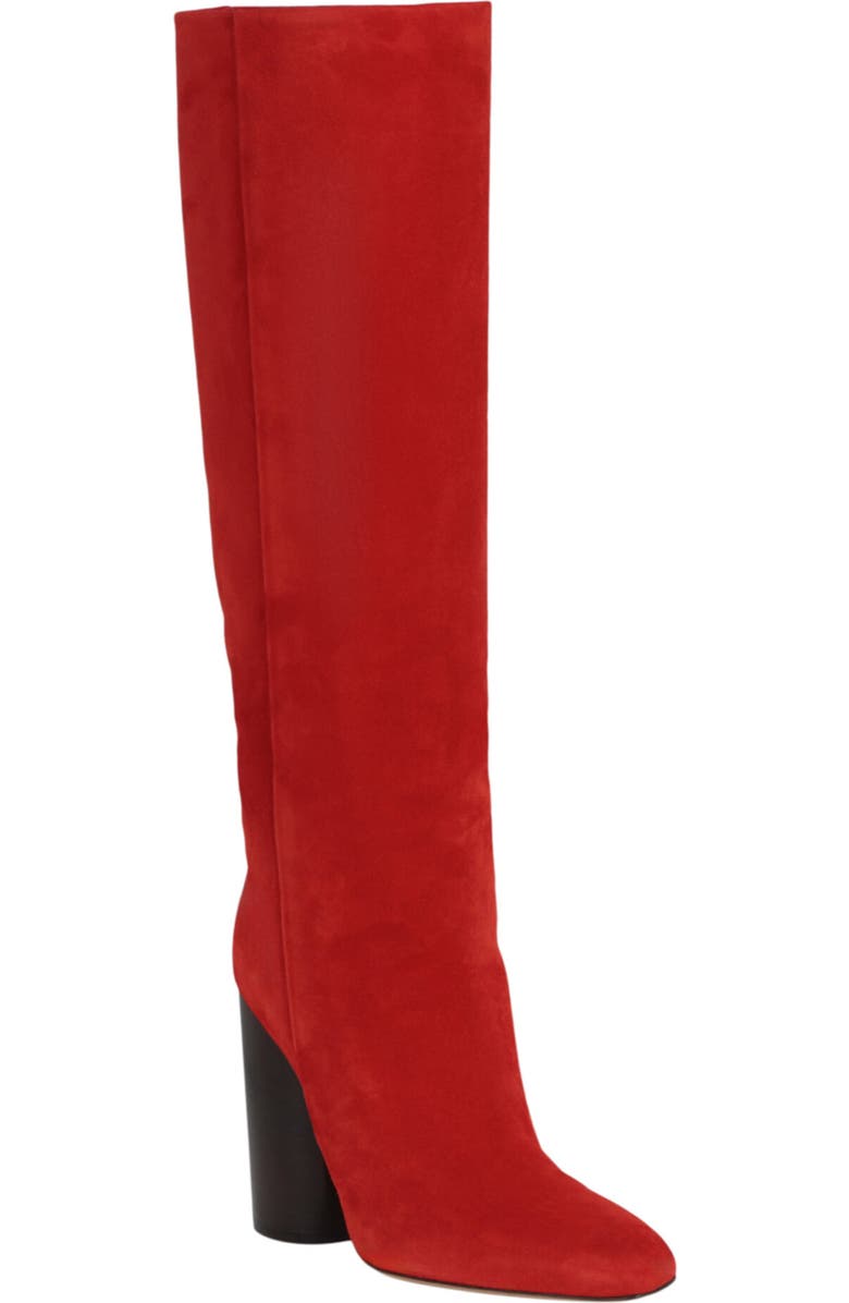 FERRAGAMO Pampero Suede Knee High Boot, Main, color,