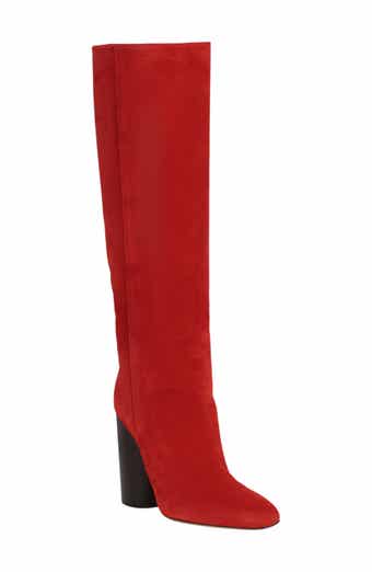 FERRAGAMO Pampero Suede Knee High Boot