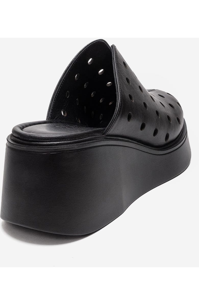 Forever & Always Shoes Nives Leather Wedge Sandal, Alternate, color, Black