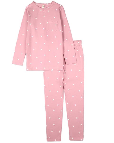 2 Piece Kind Hearts Blend Pull-On Pajama Set