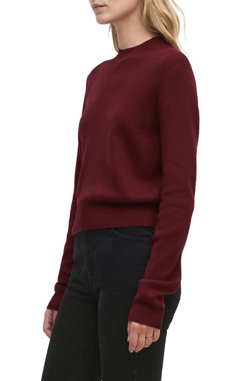 Favorite Daughter The Whitney Mock Neck Sweater In Brown