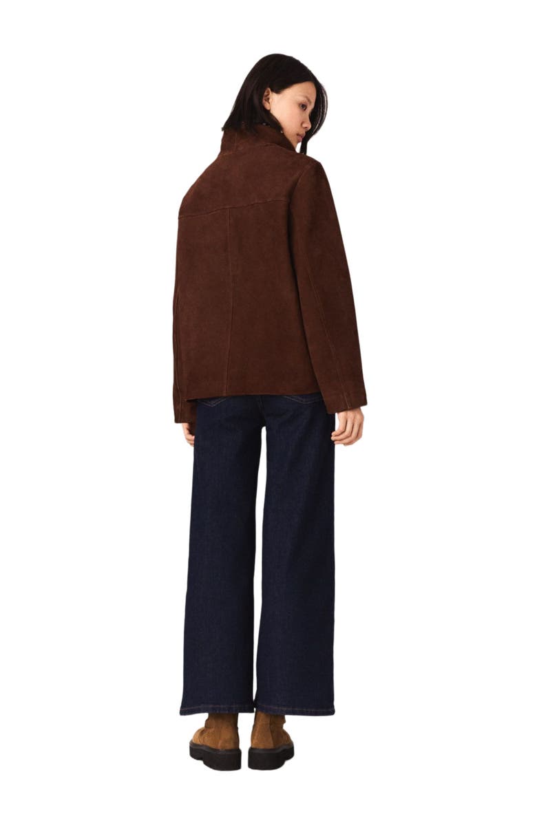 maje Wide jeans with patch pockets, Alternate, color, Navy