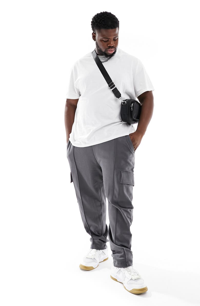 ASOS DESIGN Tapered Cotton Cargo Joggers, Alternate, color, 