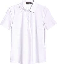 G/FORE Geo Pattern Silky Tech Golf Polo