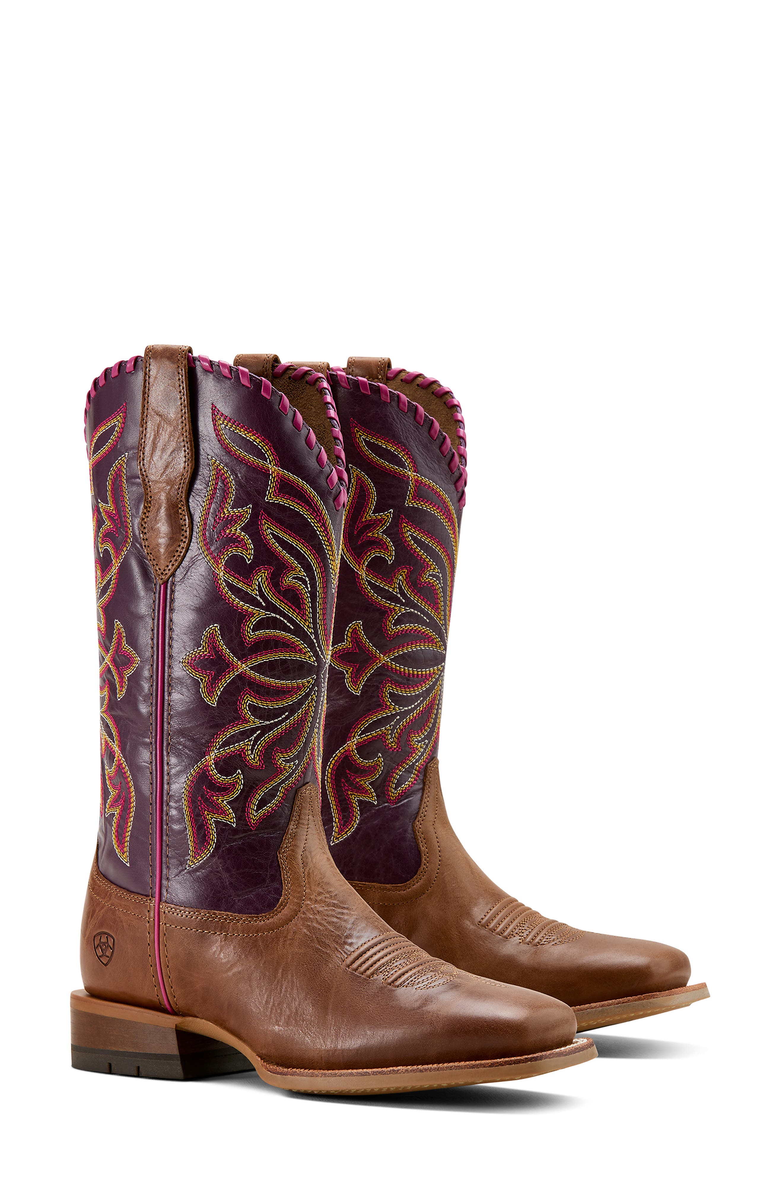 Ariat Showdown Western Boot, Alternate, color, Brown