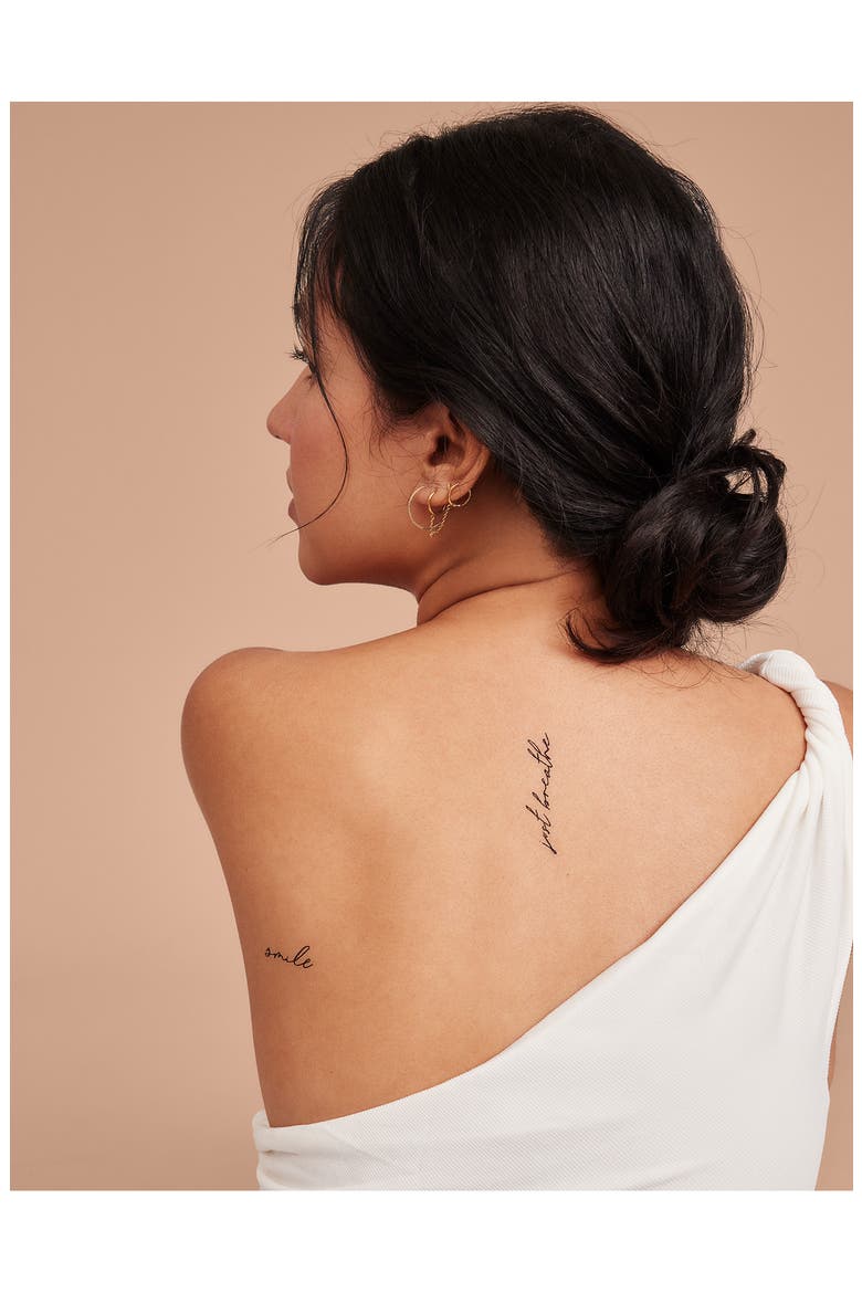 Self Love Pack Temporary Tattoos, Alternate, color, NONE