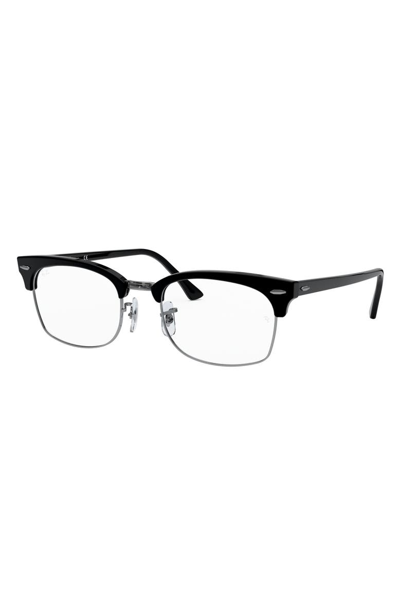 Ray-Ban 52mm Rectangle Optical Glasses, Alternate, color, 