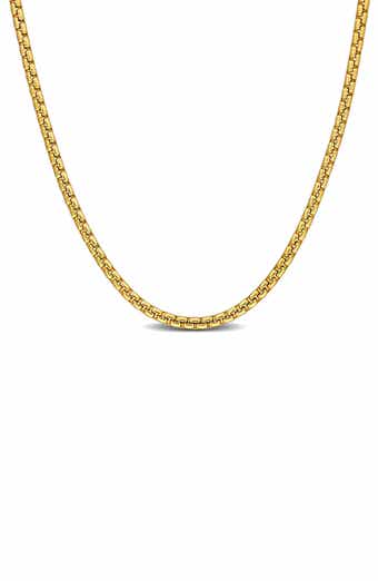Box Link Chain Necklace, 1.10mm