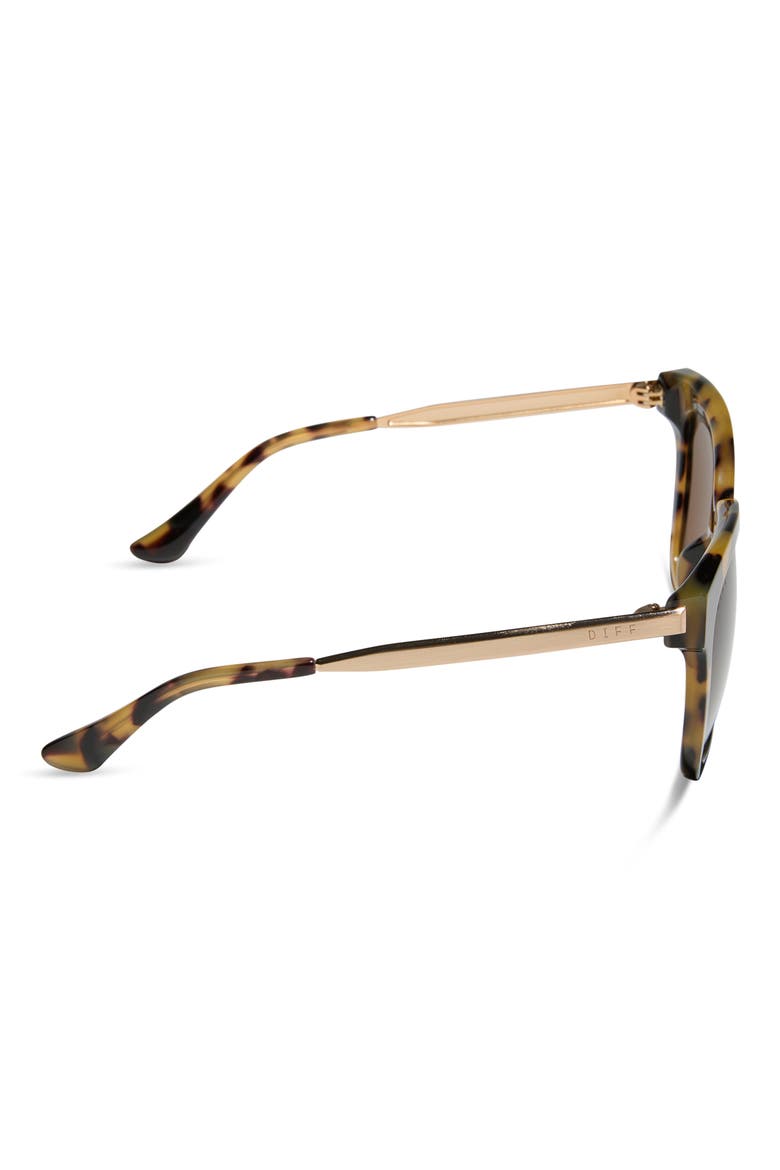 Bella 54mm Polarized Square Sunglasses, Alternate, color, BROWN