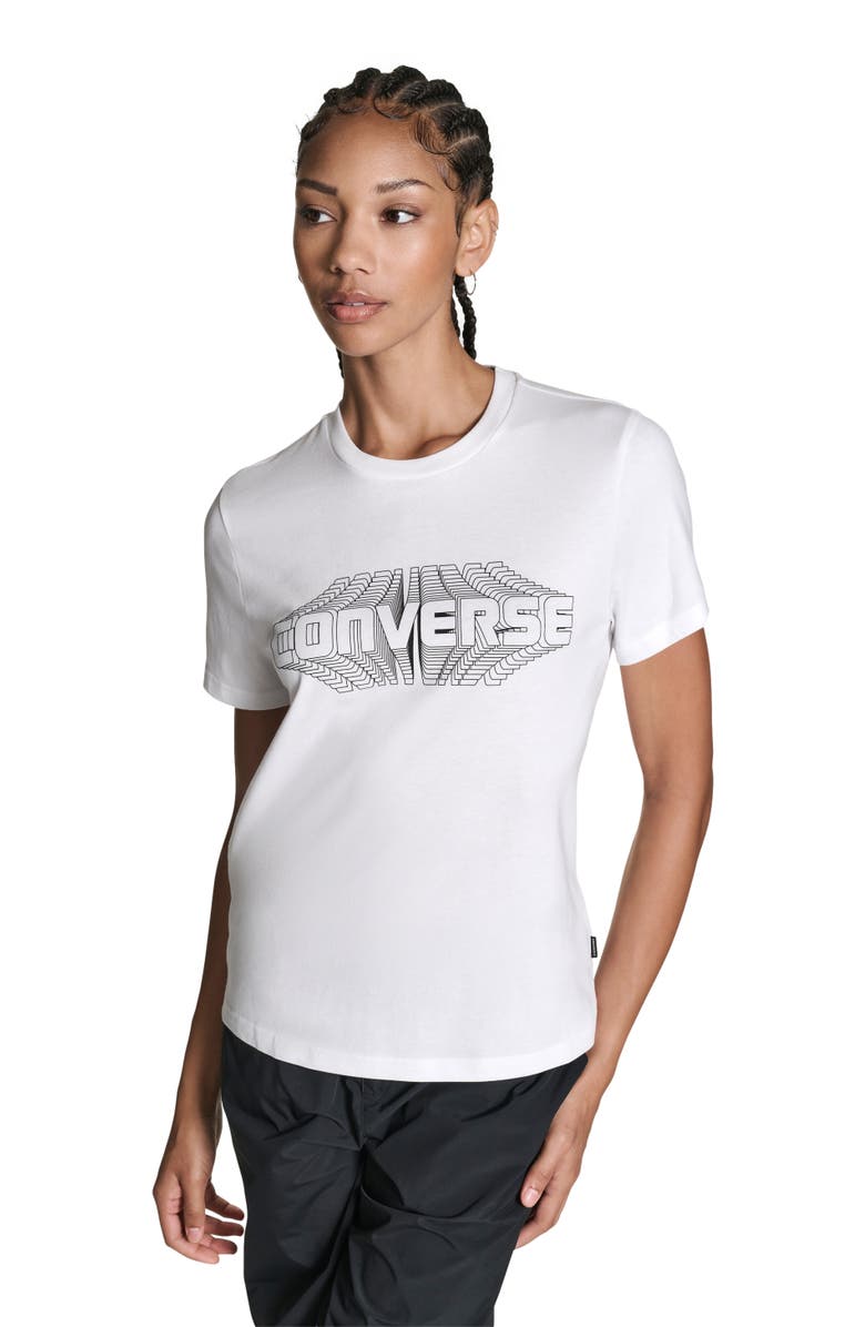 Converse Multiplied T-Shirt, Alternate, color, White 10A