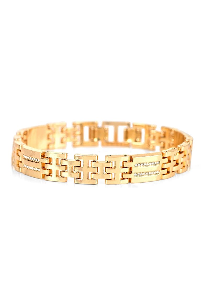 Diamond Bracelet Watch & Bracelet Set, 42mm, Alternate, color, GOLD