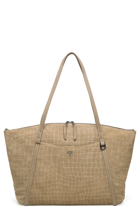 Q Leather Tote