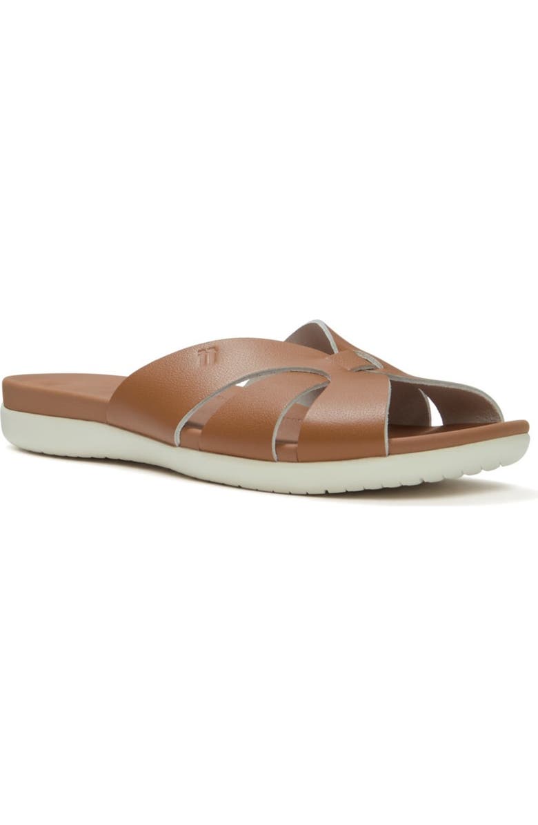 FitFlop Solay Waterproof-Woven Slides, Main, color, Desert Tan