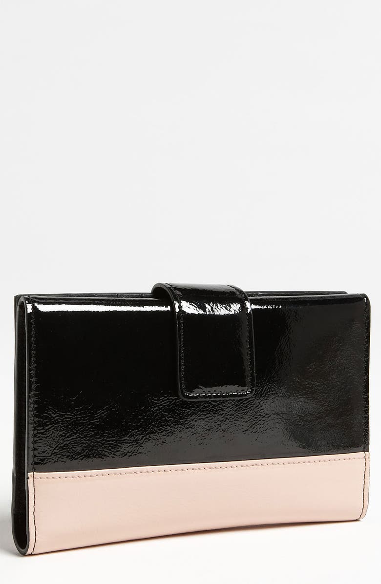 Halogen<sup>®</sup> Patent Leather Wallet, Main, color,