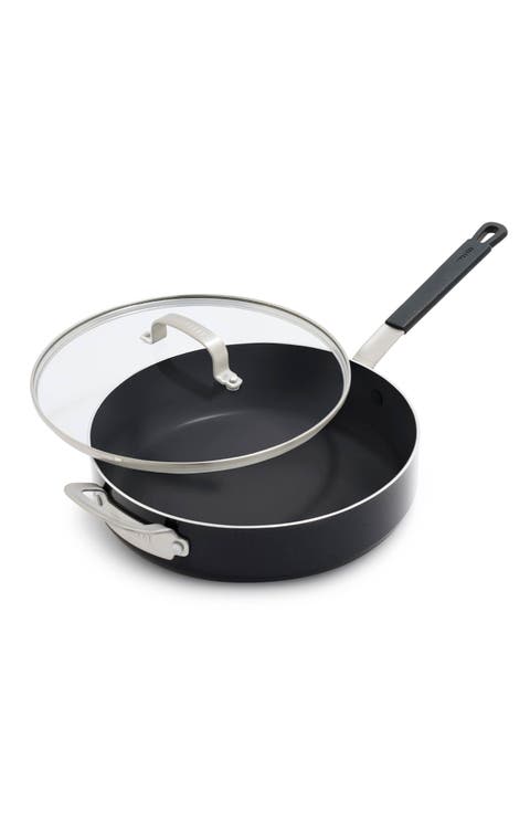 x Bobby Flay Professional Ceramic Nonstick 4.5-Quart Sauté Pan with Lid
