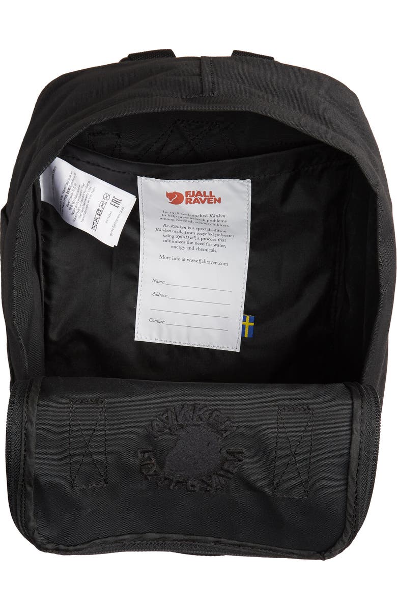Fjällräven Mini Re-Kånken Water Resistant Backpack, Alternate, color,