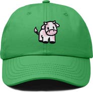 Dalix Strawberry Cow Embroidered Cap