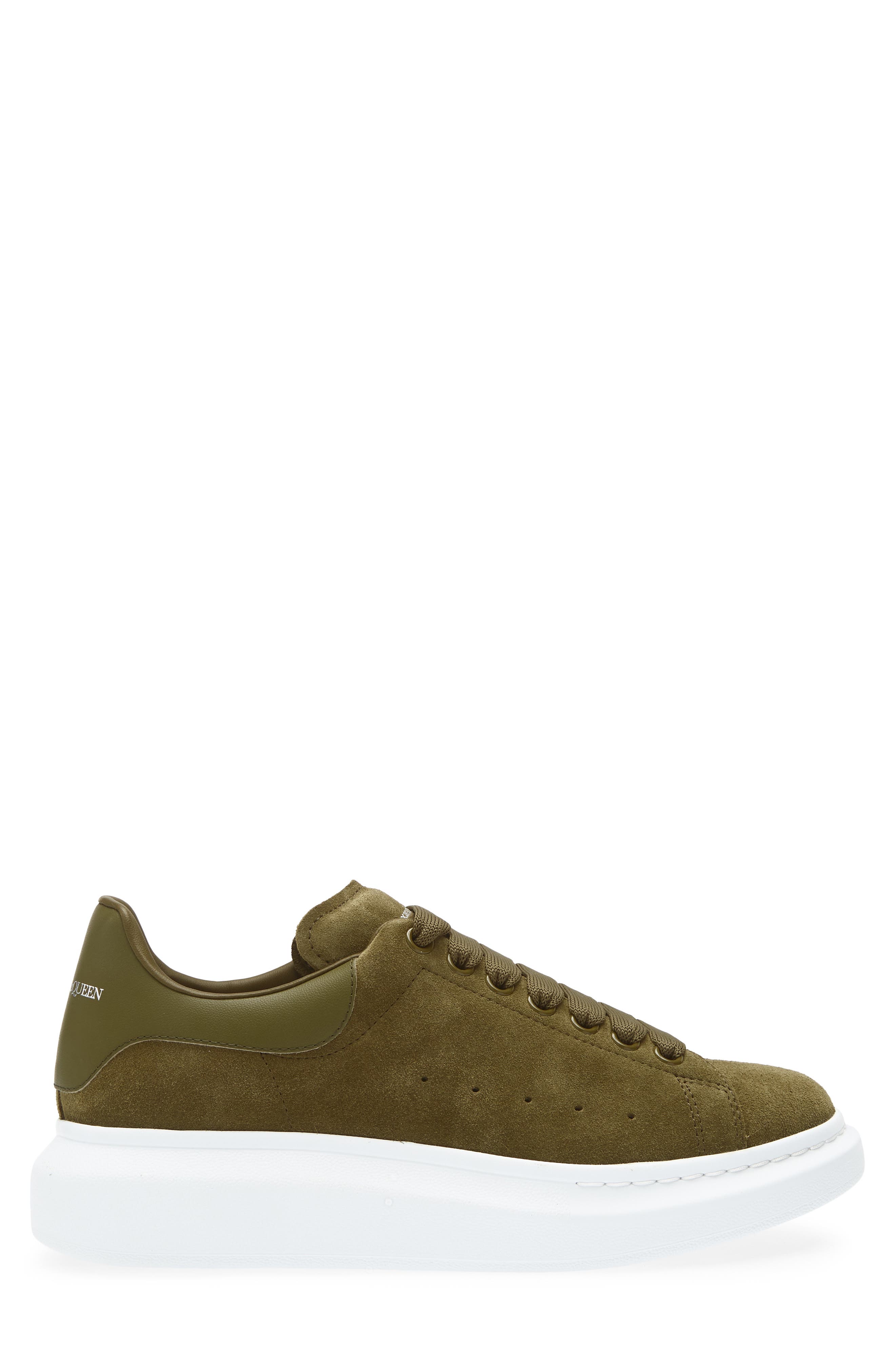 McQueen Oversize Sneaker, Alternate, color, Green