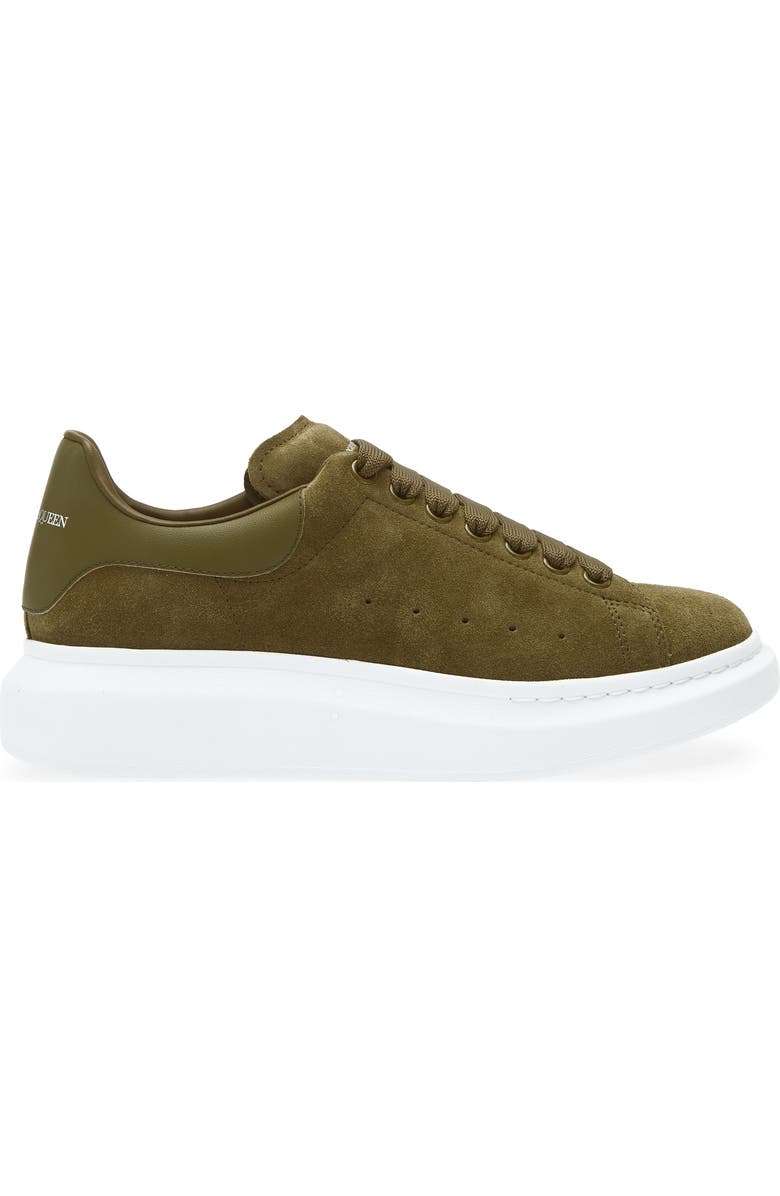 McQueen Oversize Sneaker, Alternate, color, Green