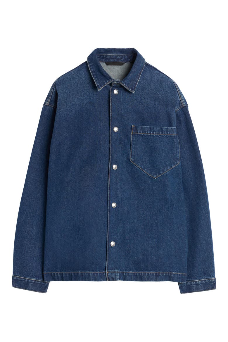 Denim Overshirt, Alternate, color, ENDURING