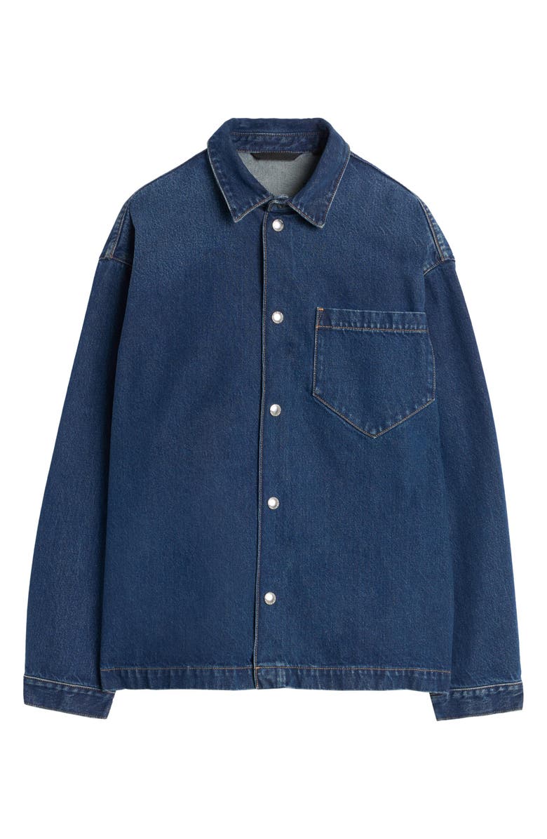 7 For All Mankind Denim Overshirt, Alternate, color, Enduring