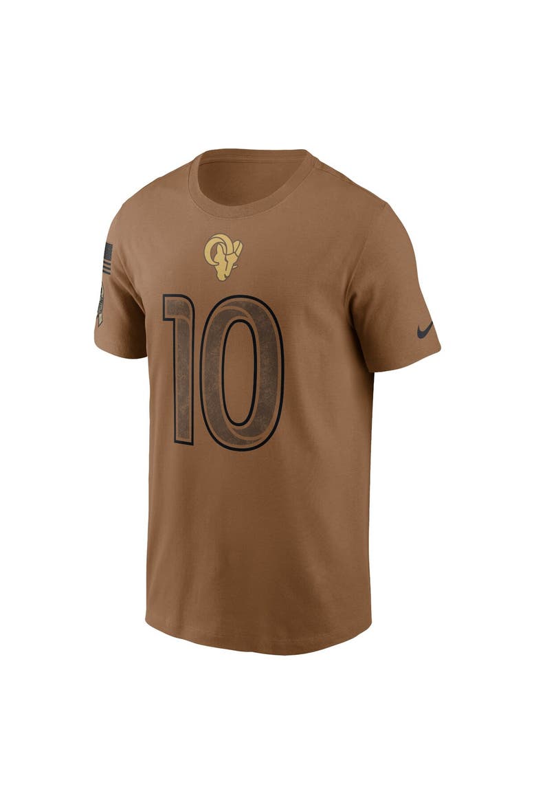 Men's Nike Cooper Kupp Brown Los Angeles Rams 2023 Salute To Service Name & Number T-Shirt, Alternate, color, Brown