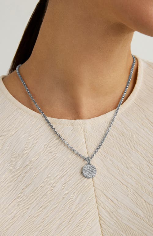 Dean Davidson Madeleine Pavé Pendant Necklace In Metallic