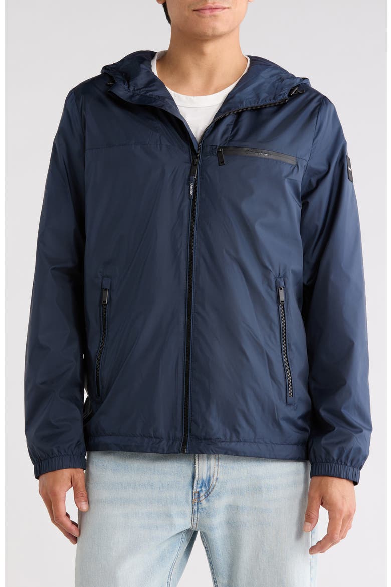 Hooded Windbreaker, Main, color, SAPPHIRE