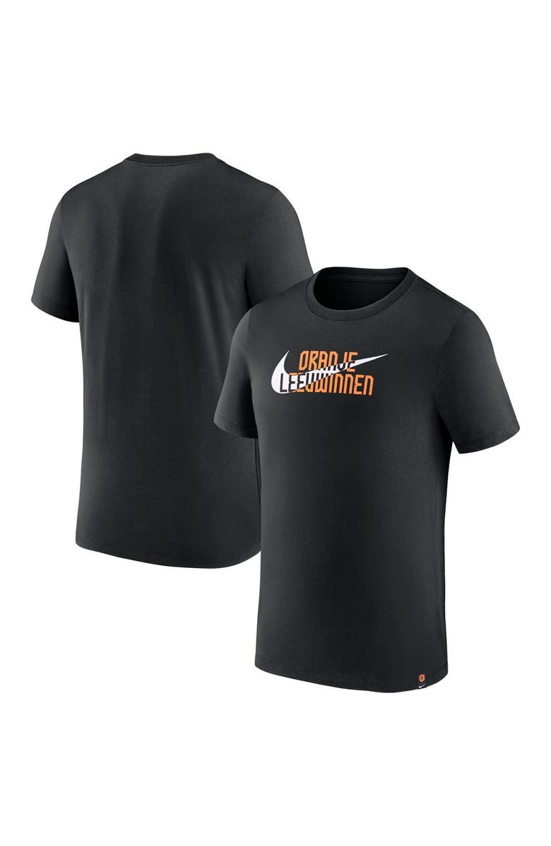 Nike Men's Nike Black Netherlands National Women's Team Swoosh T-Shirt, Main, color, 
