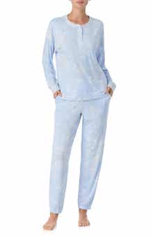 DKNY Print Henley Pajamas