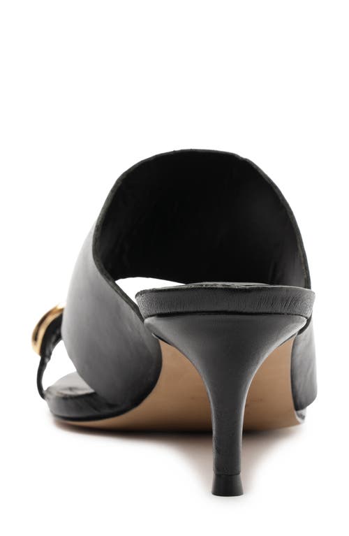 Arezzo Kendall Mid Slide Sandal In Black