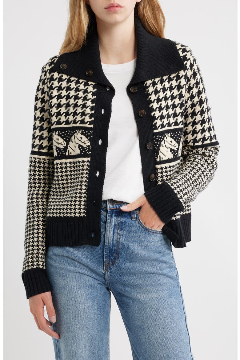 Pony Cardigan, Main, color, BLACK
