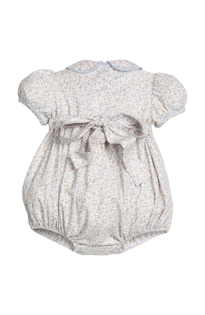 Little English Floral Smocked Peter Pan Bubble, Alternate, color, Winthrop Floral