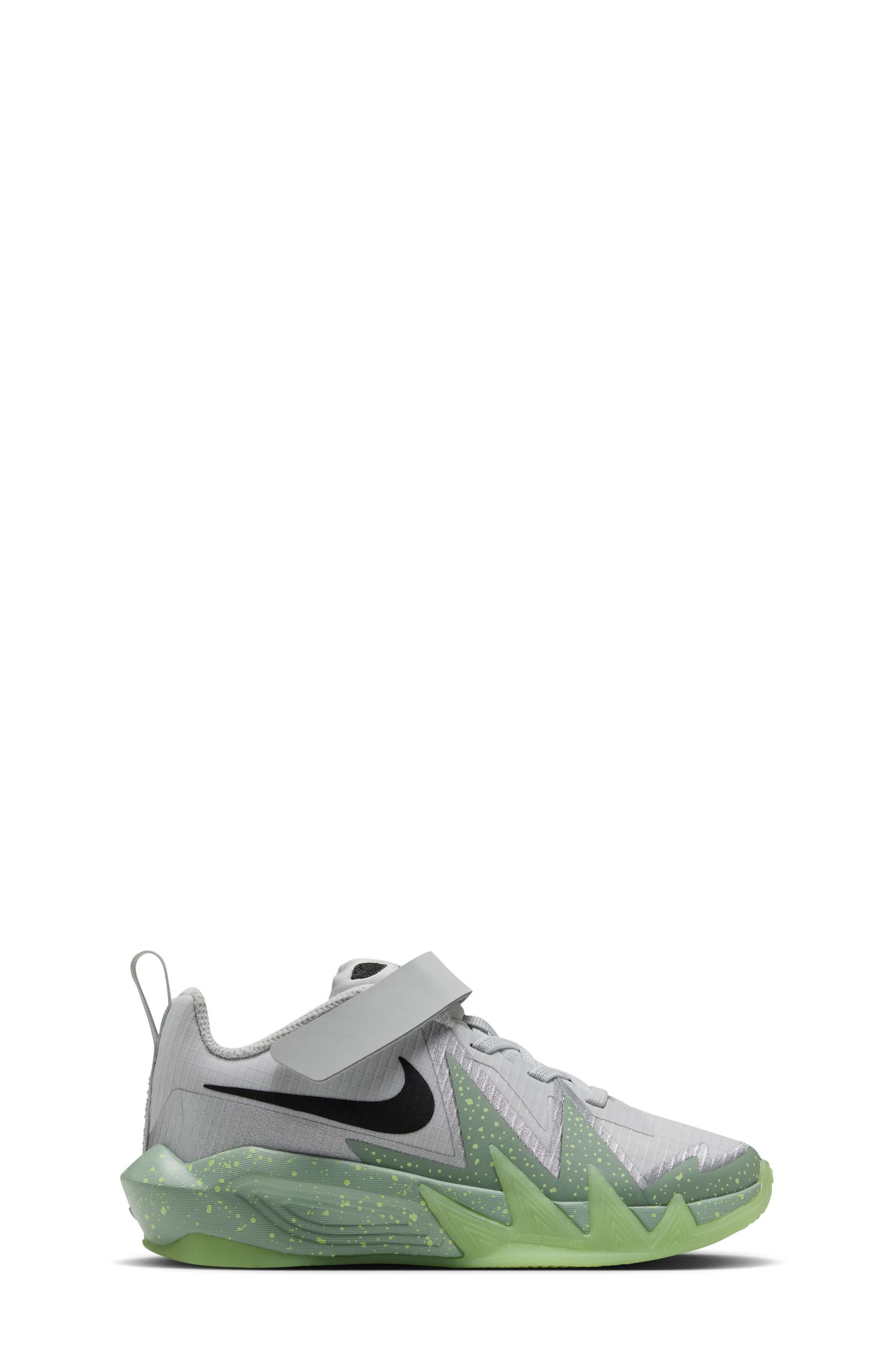 Kids' S.T. Dynamite Basketball Shoe, Alternate, color, PHOTON DUST/ BLACK/ VOLT
