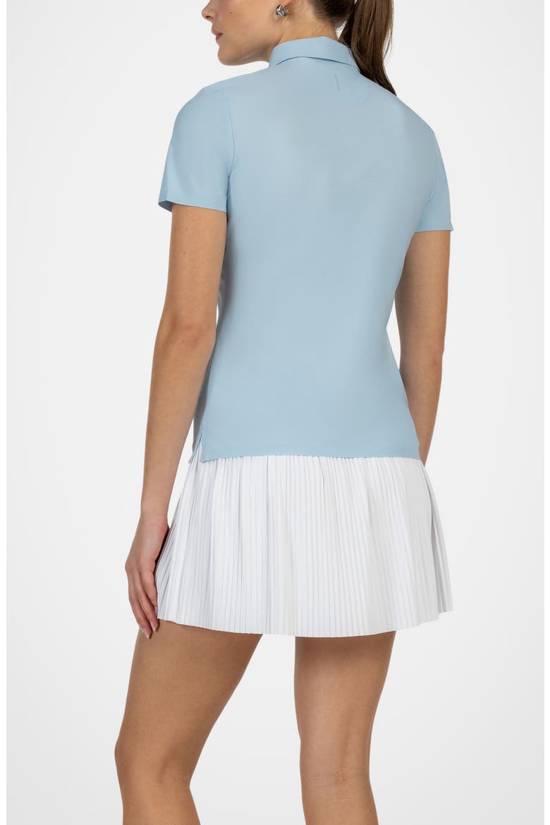 Eagle Performance Polo, Alternate, color, BRIGHT LIGHT BLUE