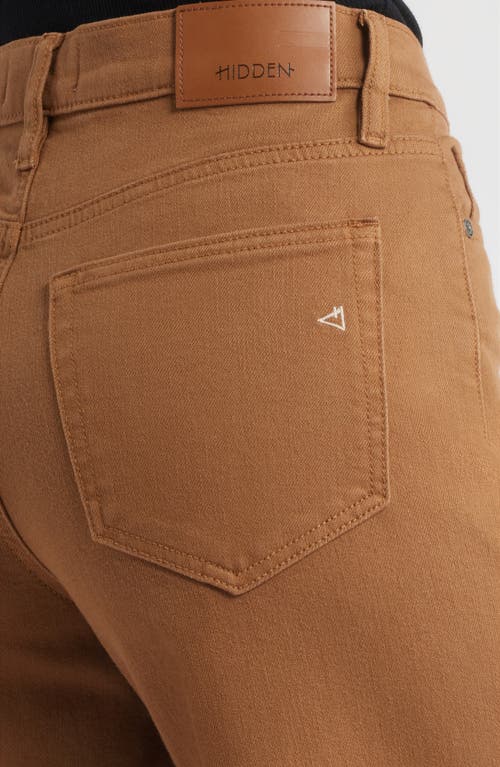 Hidden Jeans High Waist Relaxed Straight Leg Dad Jeans In Pink