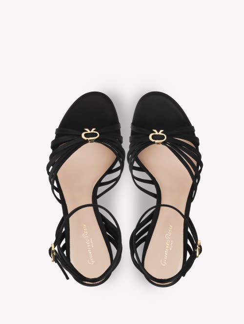 Gianvito Rossi Crepe Ankle-strap Platform Sandals