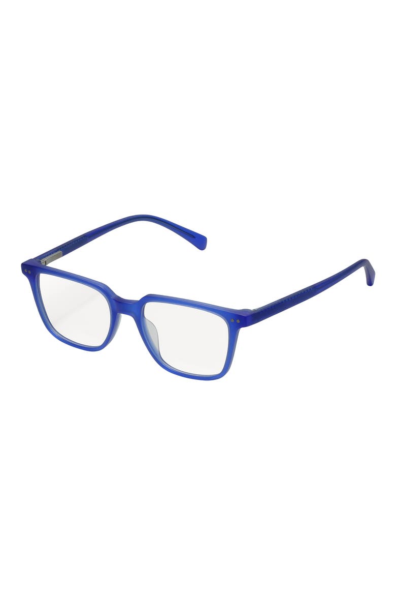 C Suite 50mm Square Reading Glasses, Alternate, color, BLUE CRYSTAL/ CLEAR