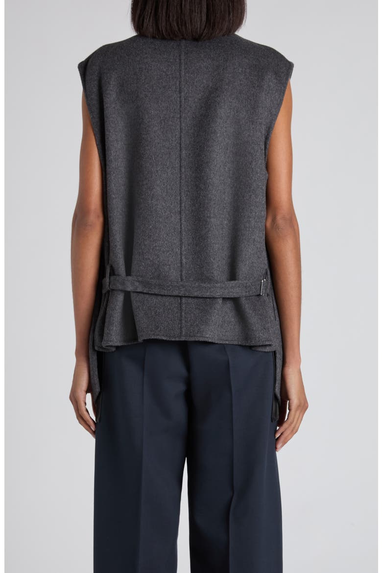Layered Double Face Wool Vest, Alternate, color, 1307 CHARCOAL MELANGE