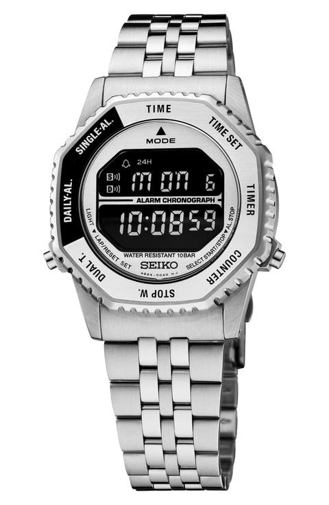 Essentials RotoCall Digital Chronograph Bracelet Watch, 37mm