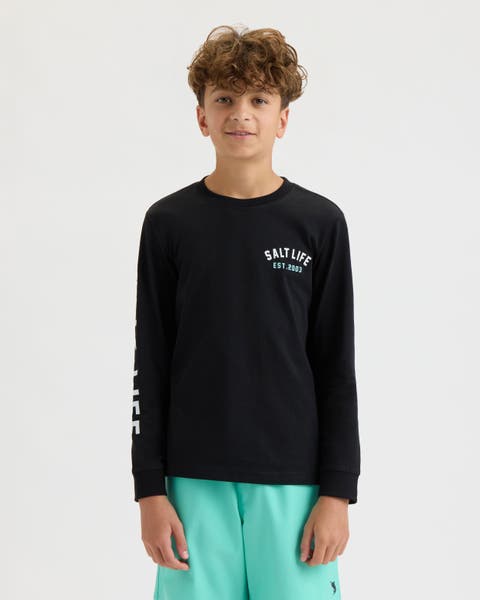 Boys Saltwater Apex Long Sleeve Tee