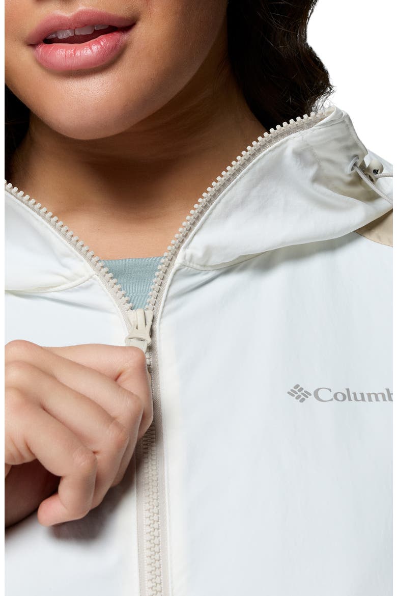 Spire Valley Water Repellent Windbreaker, Alternate, color, DARK STONE/ SEA SALT/ FOSSIL