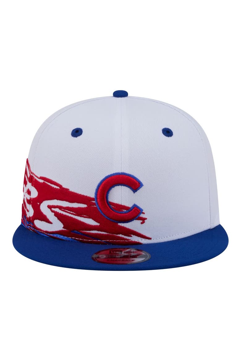 Men's New Era White/Royal Chicago Cubs 9FIFTY Snapback Hat, Alternate, color, White