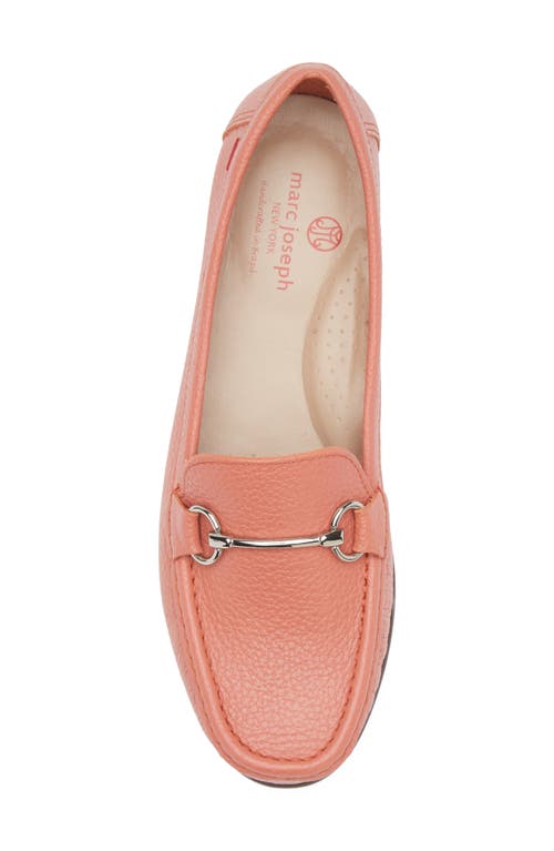Marc Joseph New York Lane Ave Loafer In Coral Grainy