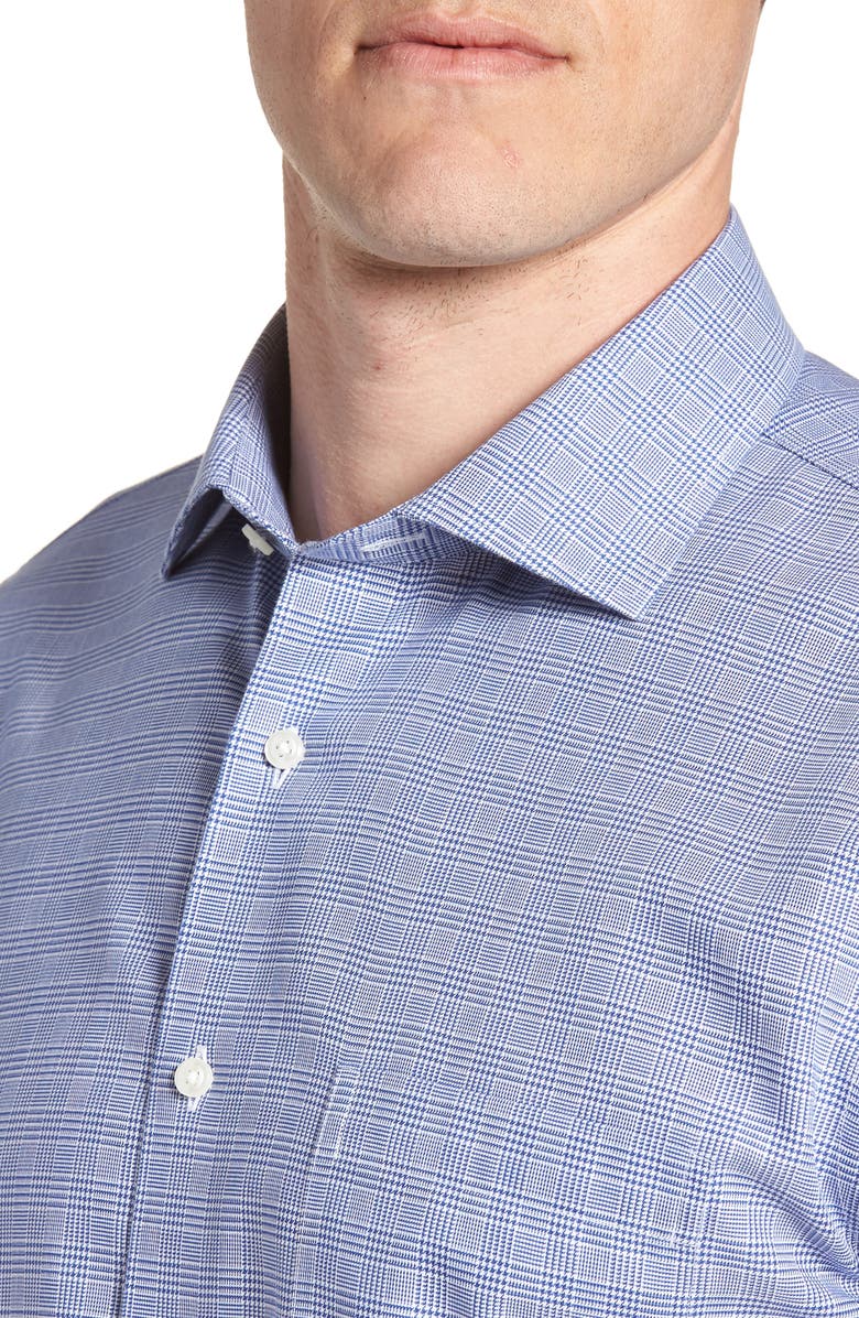 NORDSTROM MEN'S SHOP Smartcare<sup>™</sup> Trim Fit Herringbone Dress Shirt, Alternate, color, 