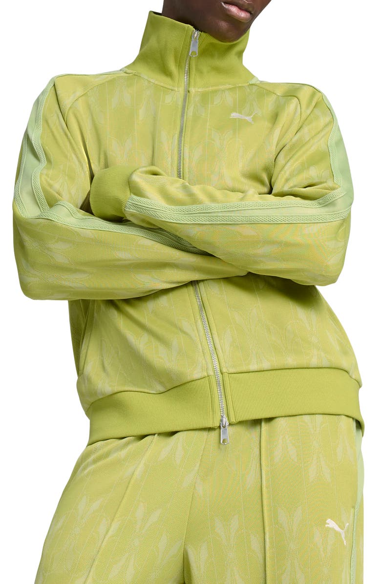 PUMA The Never Worn V T7 Track Jacket, Main, color, Sea Kelp