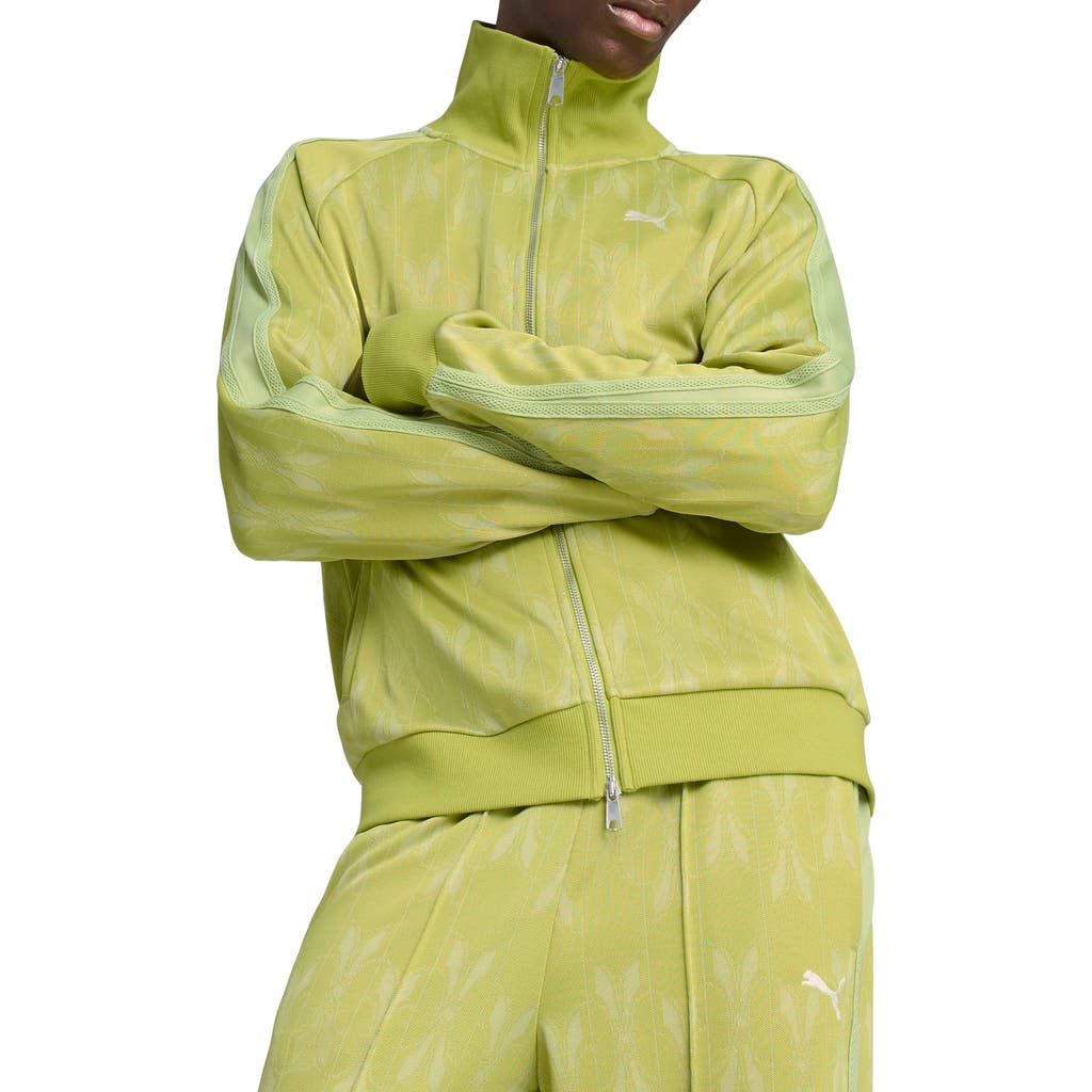 Puma The Never Worn V T7 Track Jacket In Sea Kelp