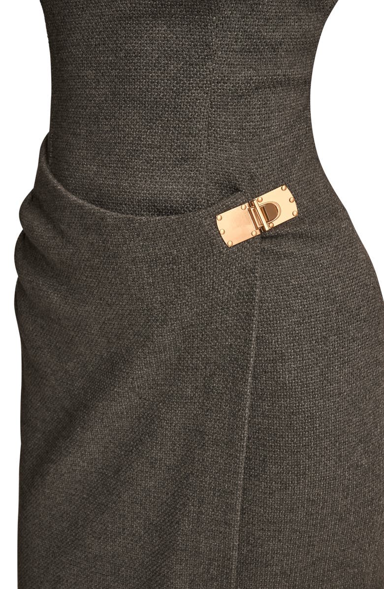 Donna Karan New York Sleeveless Sheath Dress, Alternate, color, Charcoal