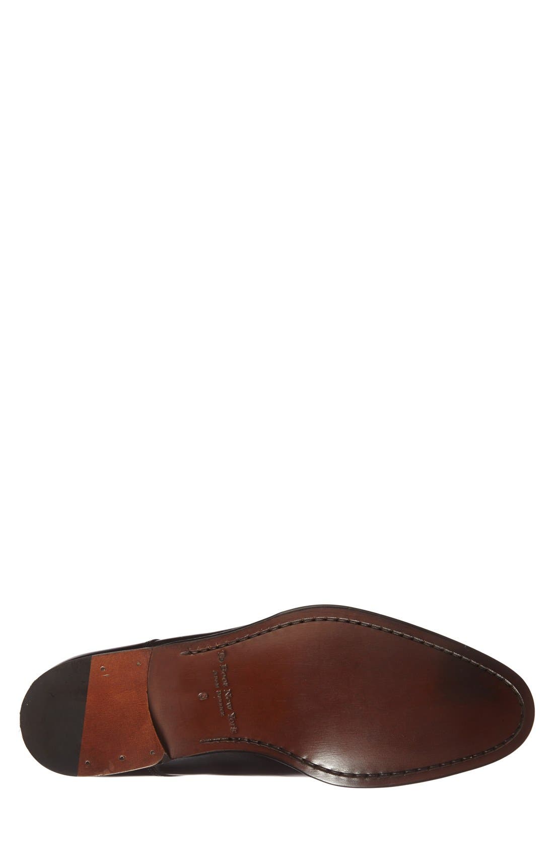 'Medford' Double Monk Strap Shoe, Alternate, color, BLACK LEATHER