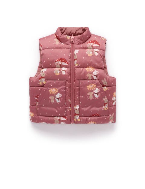 Baby Girl's Reversible Puffer Vest